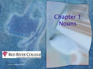 Chapter 1 Nouns
