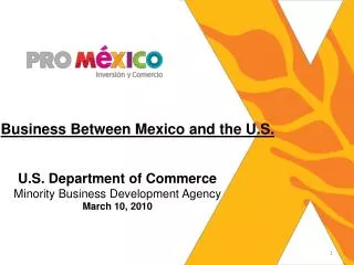 Business Between Mexico and the U.S.