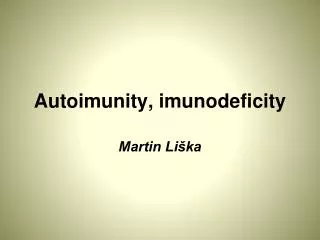 autoimunity imunodeficity