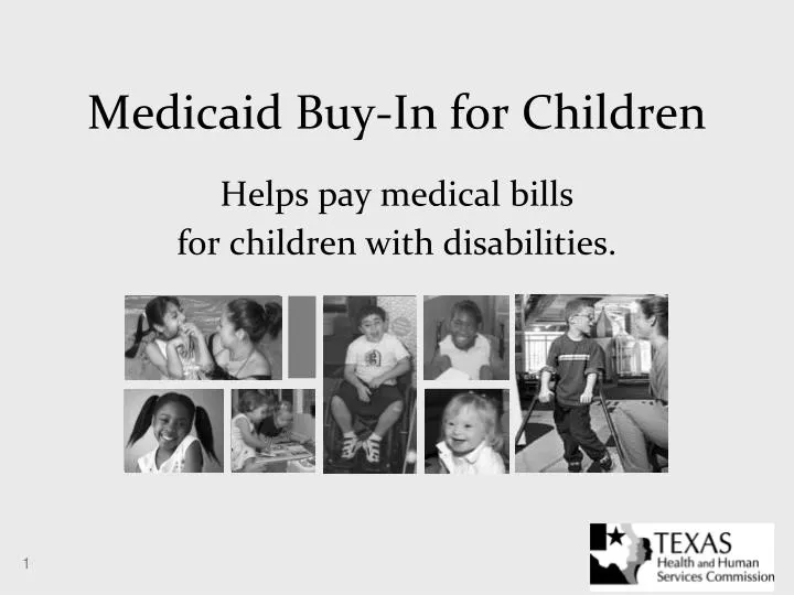 medicaid buy in for children