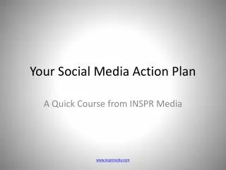 Your Social Media Action Plan