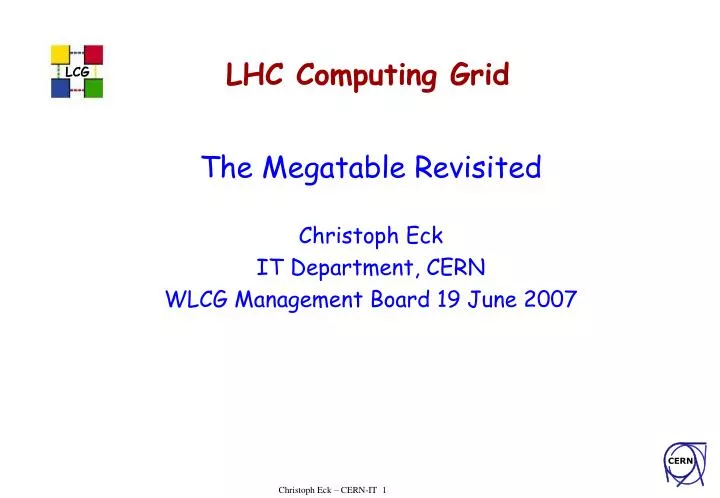 lhc computing grid