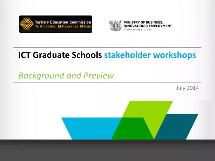 ict graduate schools stakeholder workshops background and preview