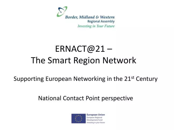 ernact@21 the smart region network