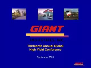 Thirteenth Annual Global High Yield Conference
