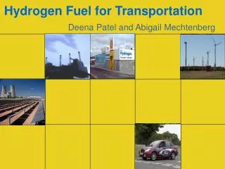 Hydrogen Fuel for Transportation