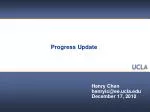 Progress Update - slide 1