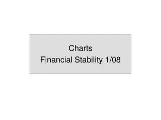Charts Financial Stability 1/08