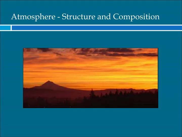 atmosphere structure and composition
