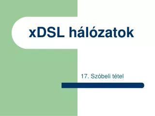 xdsl h l zatok