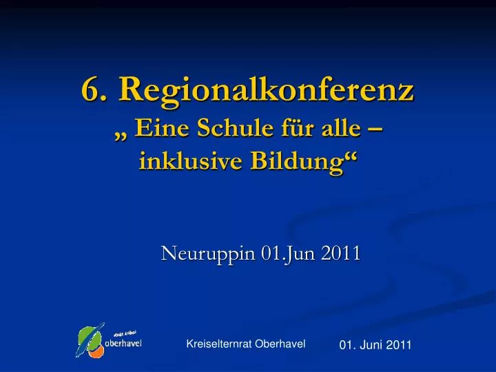 6 regionalkonferenz eine schule f r alle inklusive bildung