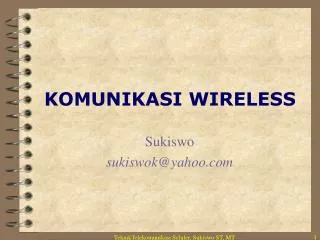 komunikasi wireless