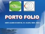 PORTO FOLIO - slide 1