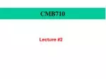 CMB710 - slide 1