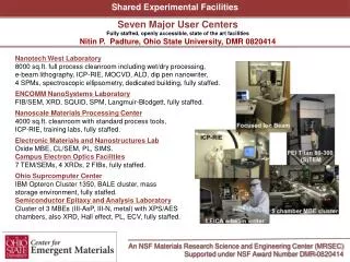Nanotech West Laboratory 8000 sq.ft. full process cleanroom including wet/dry processing,