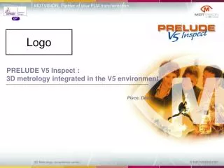 PRELUDE V5 Inspect : 3D metrology integrated in the V5 environment