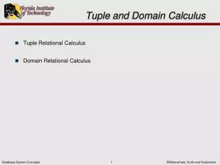 Tuple and Domain Calculus