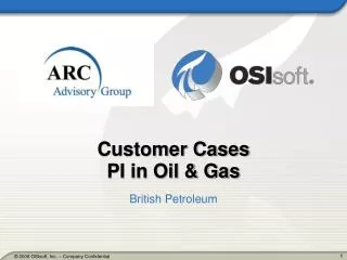 Customer Cases PI in Oil &amp; Gas