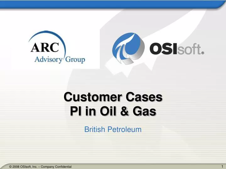 customer cases pi in oil gas