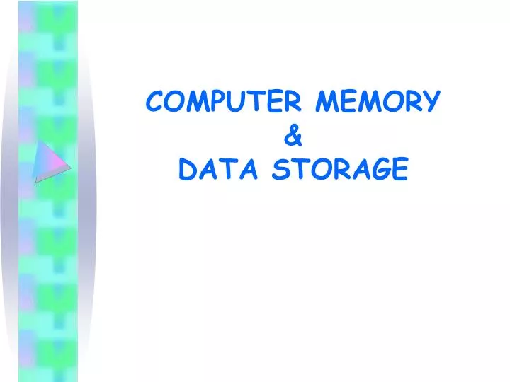 computer memory data storage
