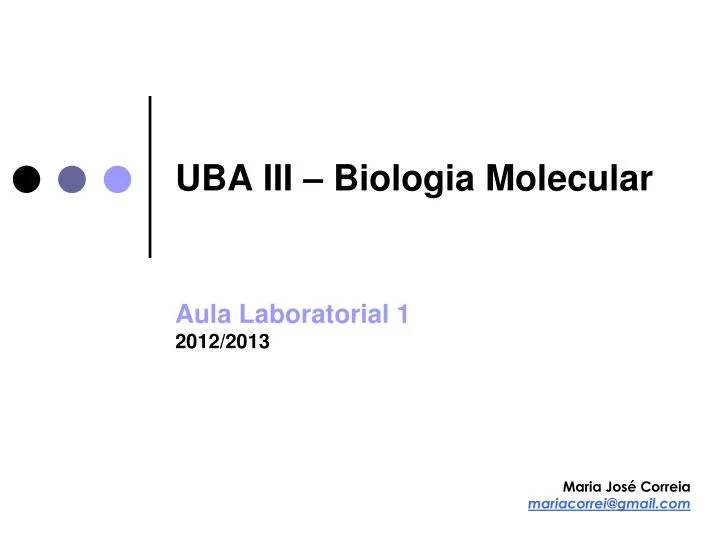 uba iii biologia molecular
