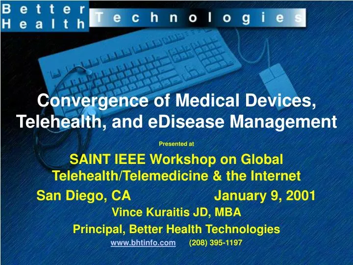 convergence of medical devices telehealth and edisease management
