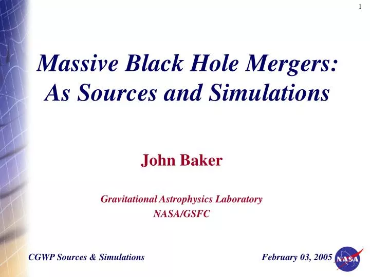 massive black hole mergers as sources and simulations