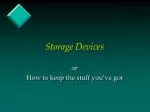 Storage Devices - slide 1