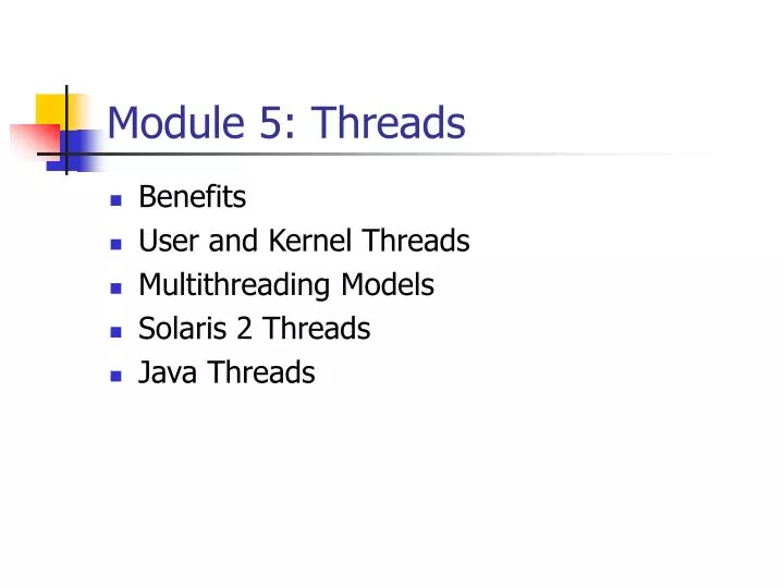 module 5 threads