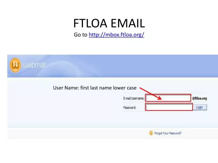 ftloa email go to http mbox ftloa org