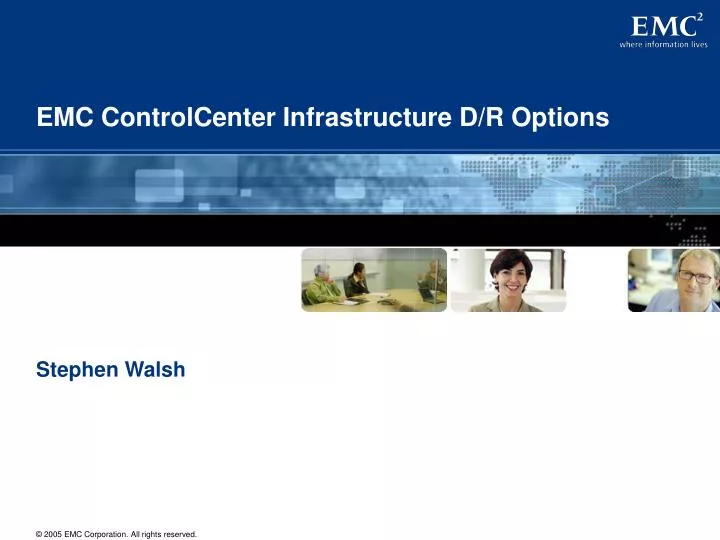 emc controlcenter infrastructure d r options