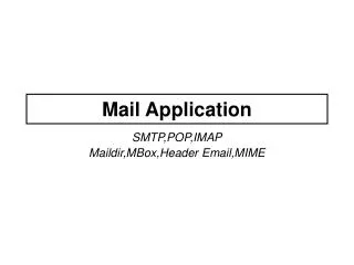 mail application