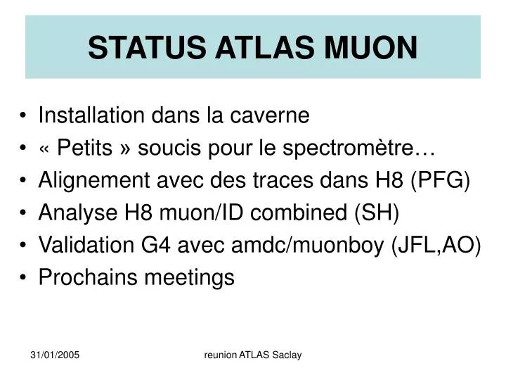 status atlas muon