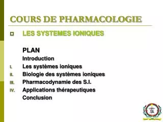 cours de pharmacologie