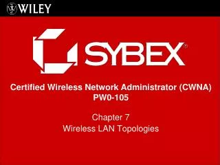 Chapter 7 Wireless LAN Topologies