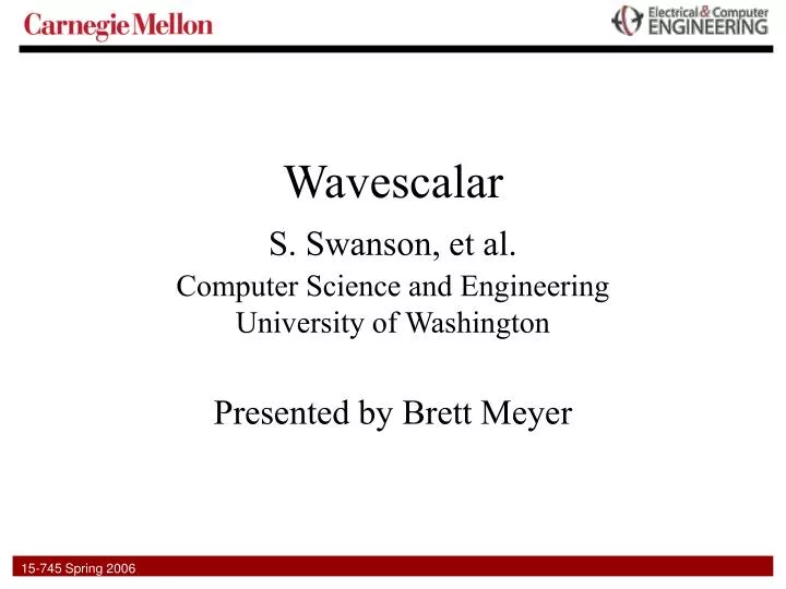 wavescalar s swanson et al computer science and engineering university of washington