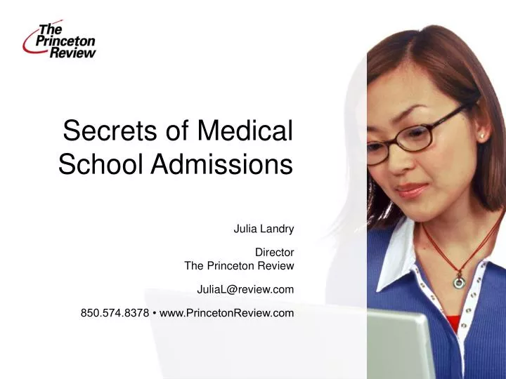 secrets of medical school admissions