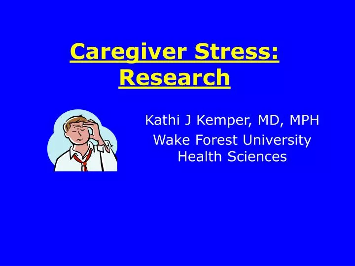 caregiver stress research