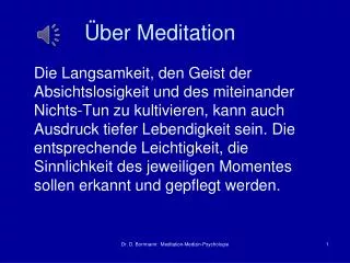ber meditation