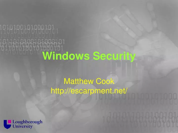 windows security