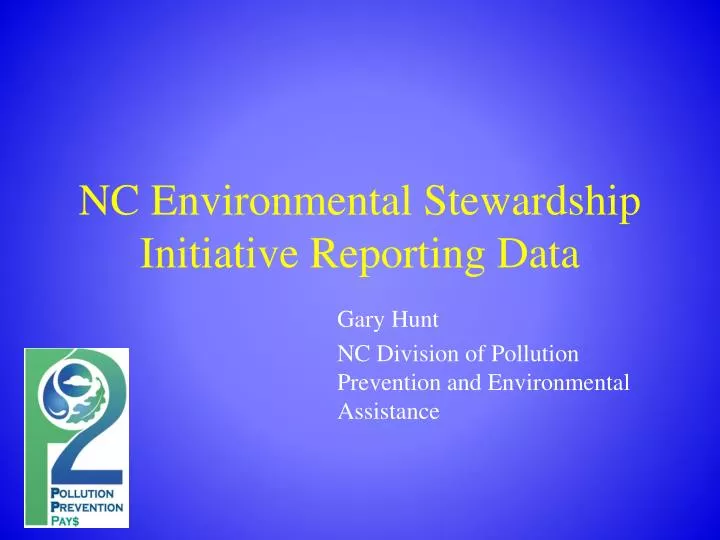 nc environmental stewardship initiative reporting data