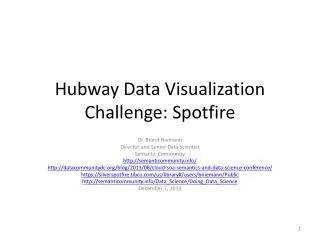 Hubway Data Visualization Challenge: Spotfire