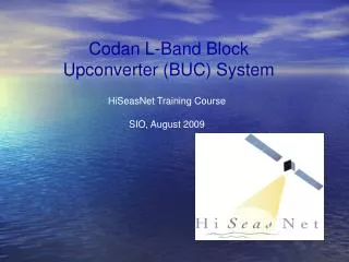 Codan L-Band Block Upconverter (BUC) System