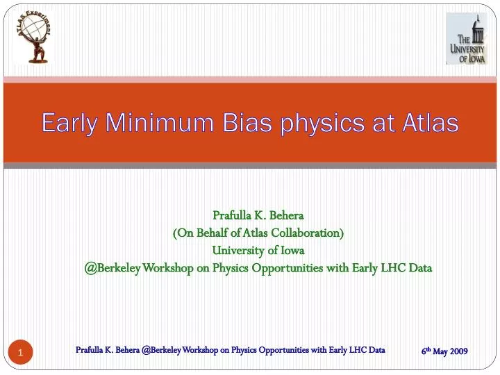 early minimum bias physics at atlas