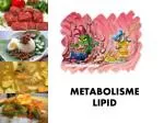 METABOLISME LIPID - slide 1