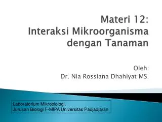 materi 12 interaksi mikroorganisma dengan tanaman