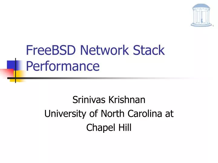 freebsd network stack performance