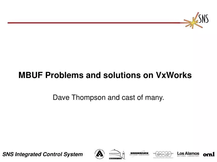 mbuf problems and solutions on vxworks