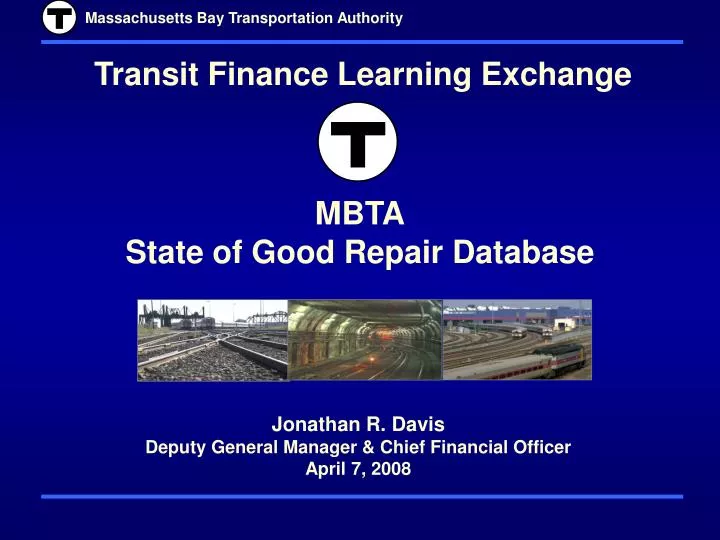 mbta state of good repair database