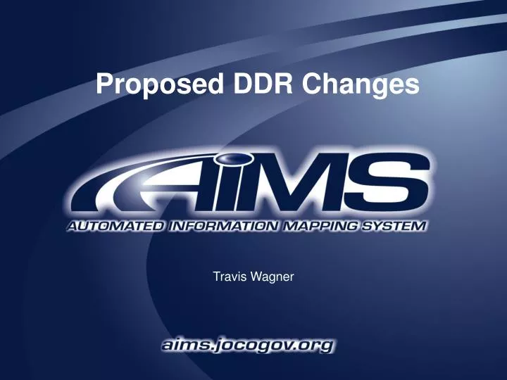 proposed ddr changes